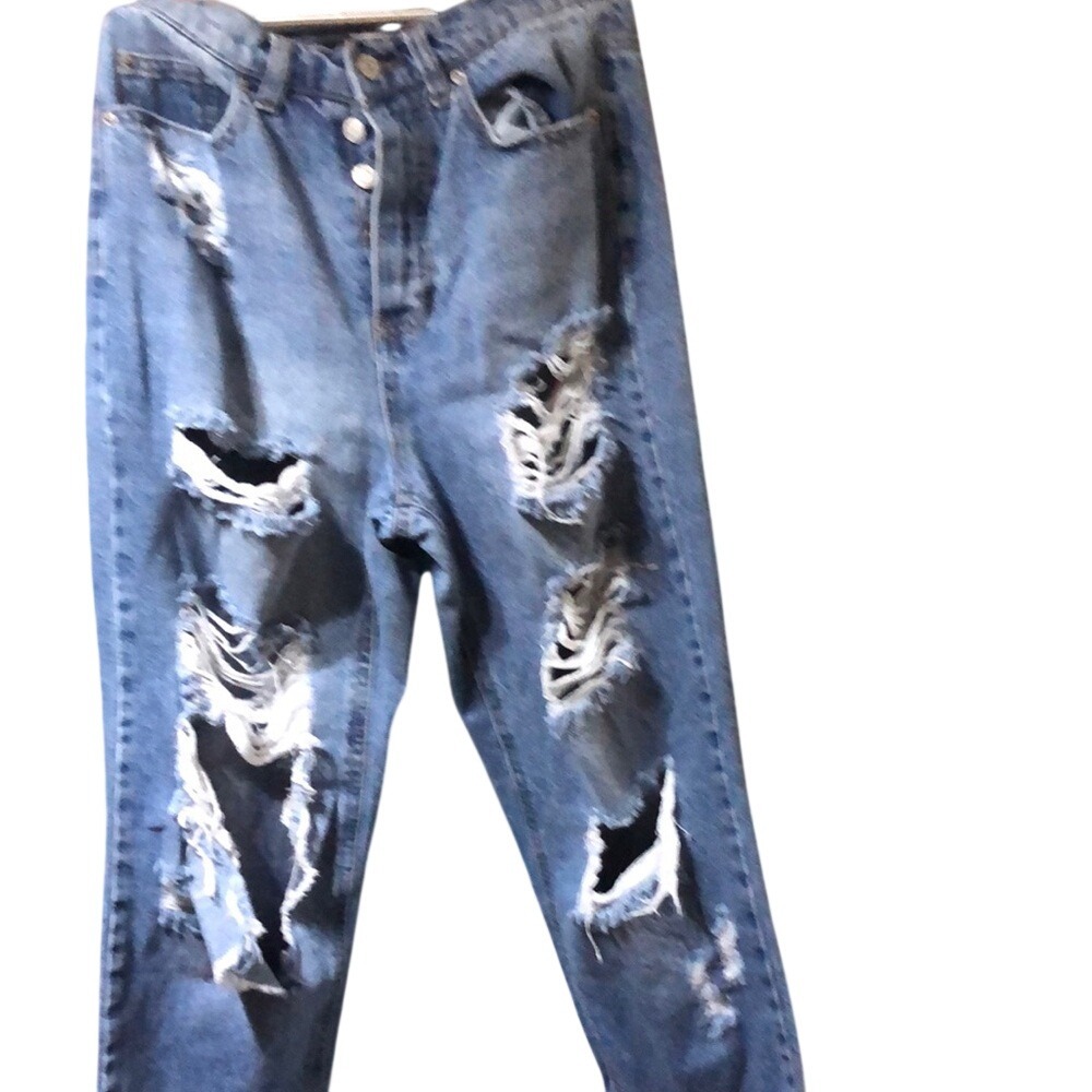Vanilla Star Distressed Blue Jeans